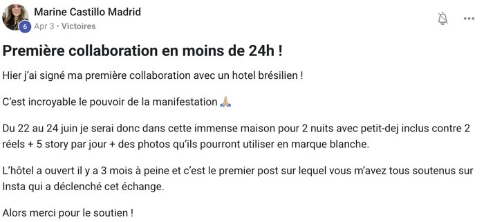 Témoignage client